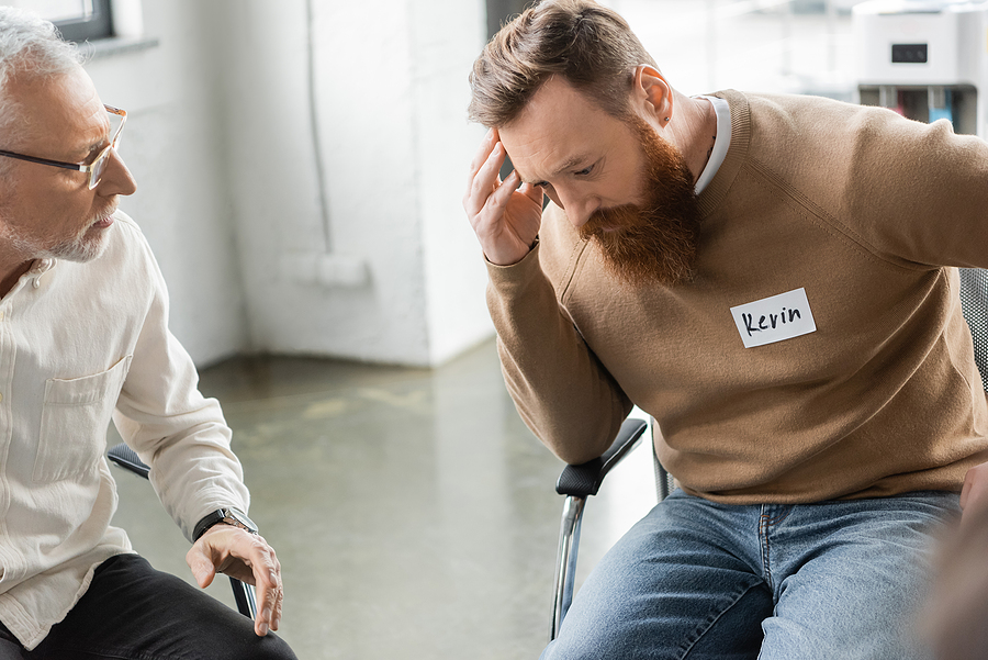 man dealing with Multiple Substance Dependencies